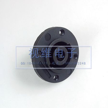 8芯音箱插座 八芯铜片 欧式 卡侬母座 音响 插头 圆形8芯