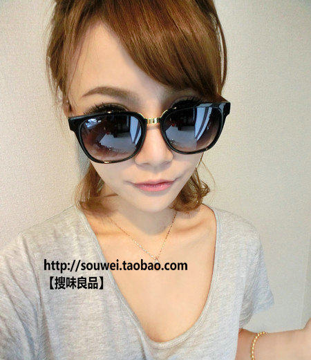 网红韩版ins水原希子同款墨镜欢乐颂王子文街拍防紫外线太阳眼镜