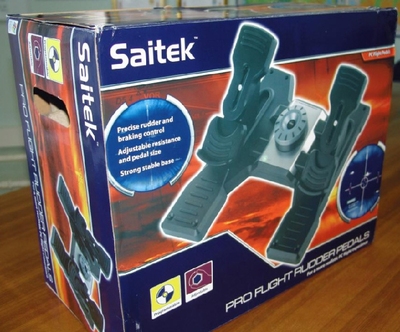Saitek飞行游戏方向舵刹车支持