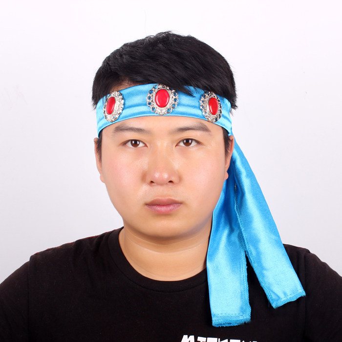 少数民族发带 头带 蒙古族头饰 男女发带头饰 演出头带舞蹈头饰