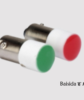 百斯达Baisida纯色超高亮LED灯珠Ba9S-M/6.3V 指示灯 纯绿色