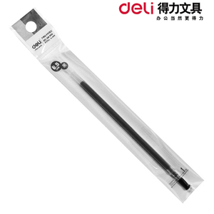 得力中性笔芯 标准子弹头笔芯 韩国水笔替芯 水笔芯签字笔0.5mm