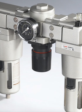 气动气源处理三联件 AC5000-10油水分离器AF50+AR+AL500-06