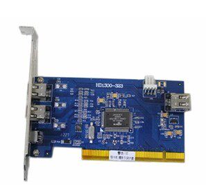 小高清HDV1394视频采集卡 DV卡HD1300裸卡PCI 视频采集卡火线卡