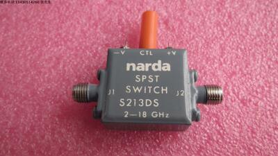 S213DS narda 1-18GHz 3W SPST SMA PIN 单刀单子PIN高速同轴开关