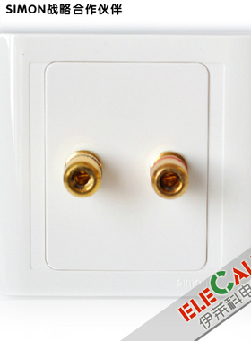 西蒙开关佳家55系列 一位音箱插座 N55401