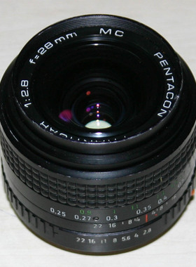 德国PB口东ZEISS28mmF2.8，PENTACON28/2.8