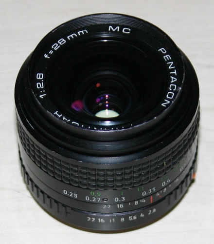 德国PB口东ZEISS28mmF2.8，PENTACON28/2.8
