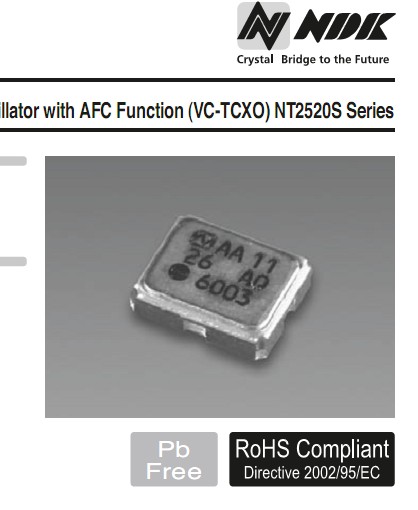 NT2520SA温补贴片晶振 TCXO 2025 2520 38.4M 38.4MHZ NDK进口