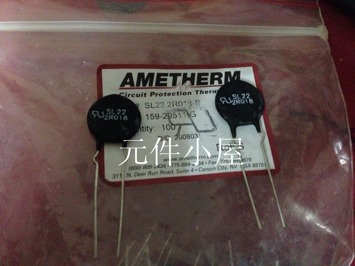 Ametherm NTC热敏电阻 2ohm 18A SL22-2R018 240Vac 可直拍