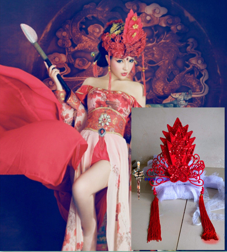 古装头饰影楼拍照写真性感凤冠