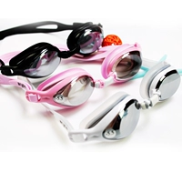 Kính bơi lội Đài Loan Yalijia cận thị mạ điện kính bơi ba màu 150-600 độ - Goggles mắt kính bơi