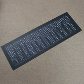 紫云庄大幅黑色硬笔书法专用纸黑底白字创作纸作品纸比赛竖格111