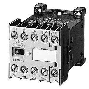 3TF2810-0BB4 规格 00, 3极，AC-3 2.2KW/400V, 螺钉端子，附加触头10E (1N)，直流 24V螺线管系统