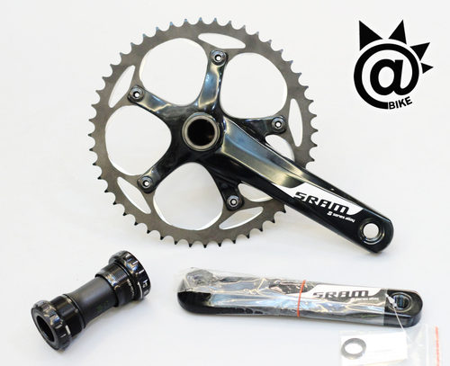 @BIKE FIXED GEAR 整品行货SRAM S300一体单速场地死飞 牙盘 含BB