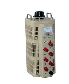 上海一力三相调压器TSGC2J-3KVA 0-430V 电压连续可调全铜线圈