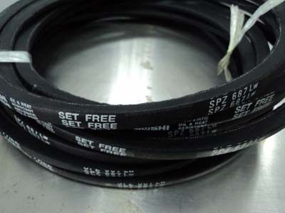 三角带SPZ687LW日本三之星SPZ690LW进口传动带SPZ710LW/3V280