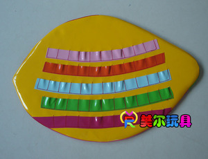 教玩具设备~幼儿教学用品~晨检P袋~芒果晨检牌软体晨检牌