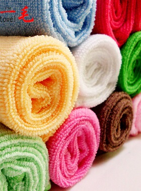 200gsm30*70厘米纬编涤纶超细纤维毛巾 面巾 擦车巾 不掉色10305