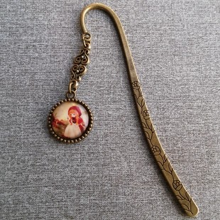 包邮童话小红帽书签创意时光宝石可爱文具小礼物学生礼品来图定制