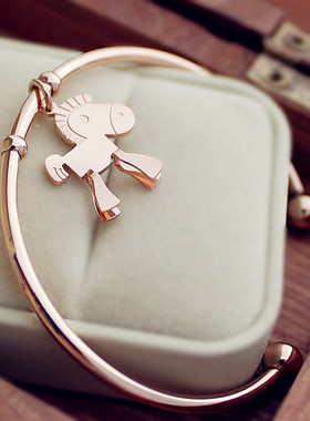 钛钢十二生肖饰品手环包邮