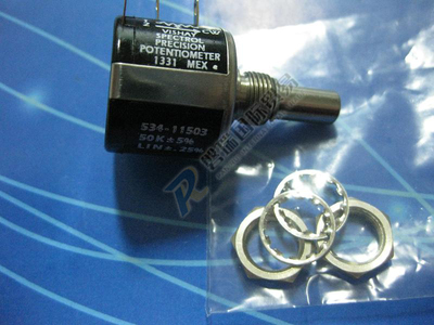 Vishay Spectrol 旋转式电位计 50KOHM 2W 可变电阻器 534-11503