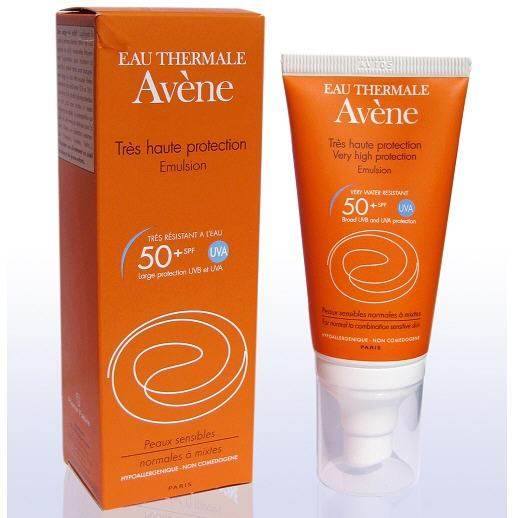 法国原装 avene 雅漾 面部全护清爽防晒乳 spf50  50ml 混合/油性