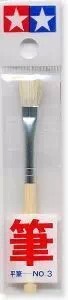 平扫笔 平笔 模型专用面相笔 NO.3号 87014 平头毛笔 田宫