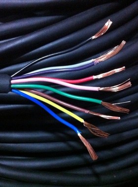 电线9芯0.5平方TRVV护套线 特软 耐油 防冻耐寒信号控制线PVC纯铜