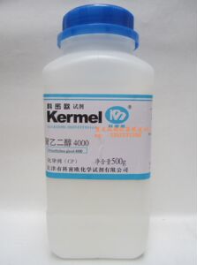 化学试剂 聚乙二醇-4000 聚乙二醇4000 CP 500g/瓶