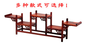 红木小博古架实木中式多宝阁茶壶架古玩架古董架展示架客厅摆架子