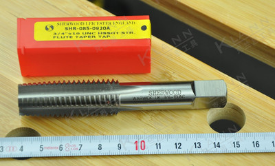 英国SHERWOOD高速钢美标粗牙丝锥SHR-085-0920A 克伦威尔工具