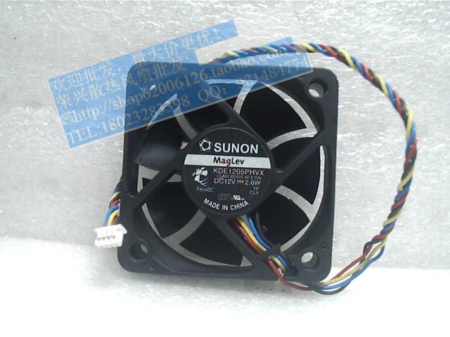 SUNON建准 5cm 5015 KDE1205PHVX 12V 2.6W 4线PWM 温控散热风扇