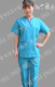 隔离服手术衣刷手服医生服护士服 南丁格尔湖蓝洗手衣分体套装 包邮