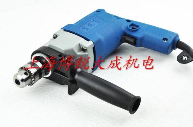 东成电动工具 手电钻J1Z-FF02-10A 大功率电钻 铝头手枪钻包邮