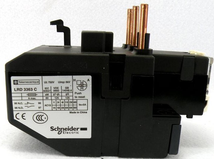 原产施耐德 Schneider 热过载继电器 LRD3363C LR-D3363C 63-80A