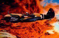 【新翔精品纸模型】可以飞行的纸飞机模型P40战斗机