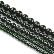 Myatou green sand and green stone beads semi-finished DIY hand beaded Crystal Jewelry Accessories