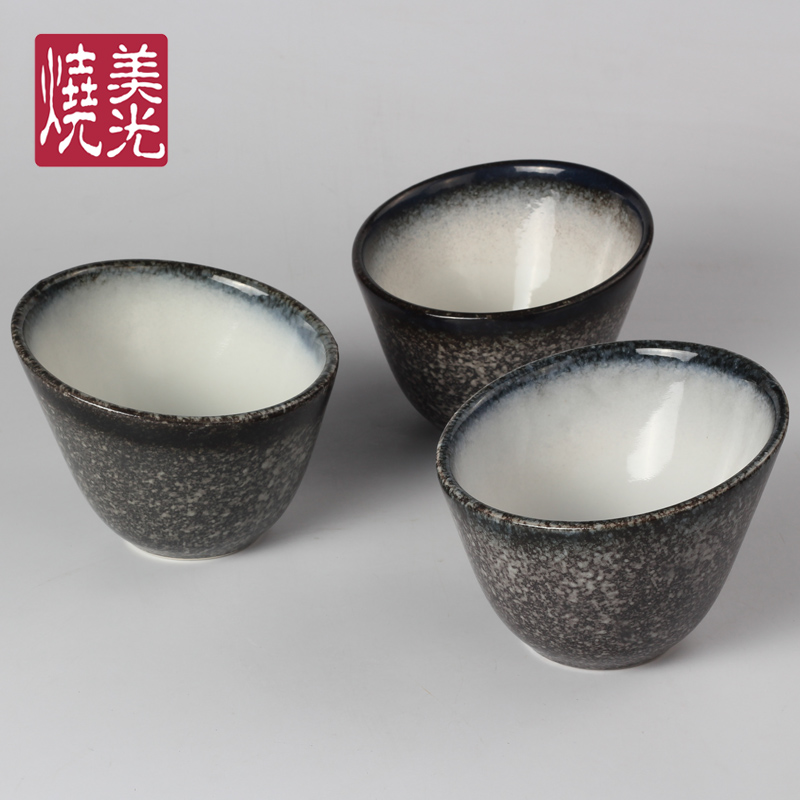 陶瓷斜口碗蔬菜碗  日式寿司刺身碗 异形沙拉碗 火锅餐厅陶瓷餐具