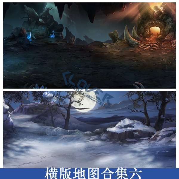 游戏美术素材/场景素材/2D设计 地编横版游戏原像素地图合集六