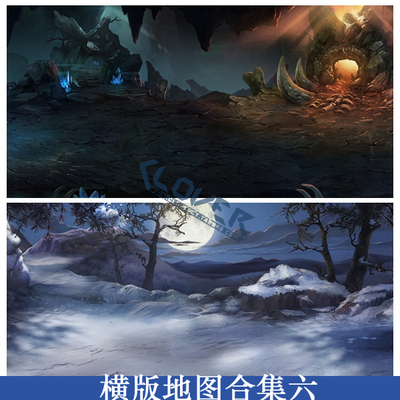 游戏美术素材/场景素材/2D设计 地编横版游戏原像素地图合集六