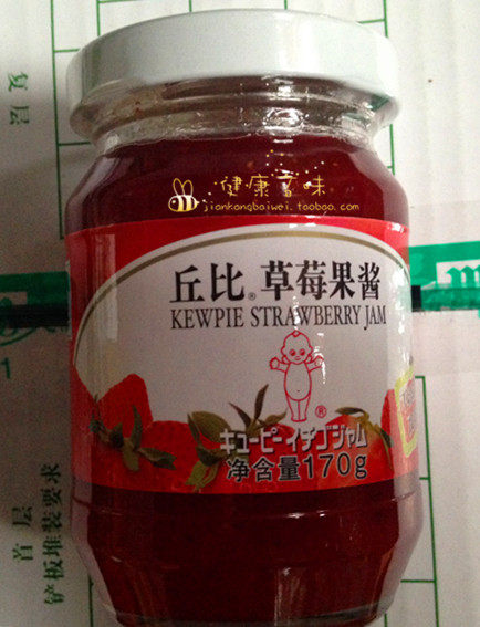 丘比 草莓果酱 鲜果馅料 面包 欧式糕点 烘焙材料常备 170g