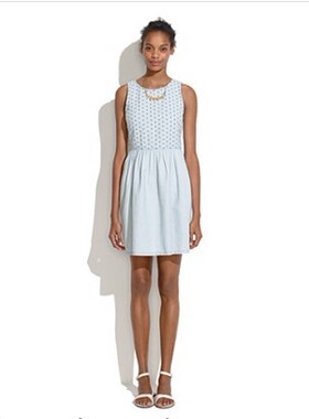 2,4码清仓，外贸美单M家女款夏季街头百搭蓝色连衣裙、无袖背心裙