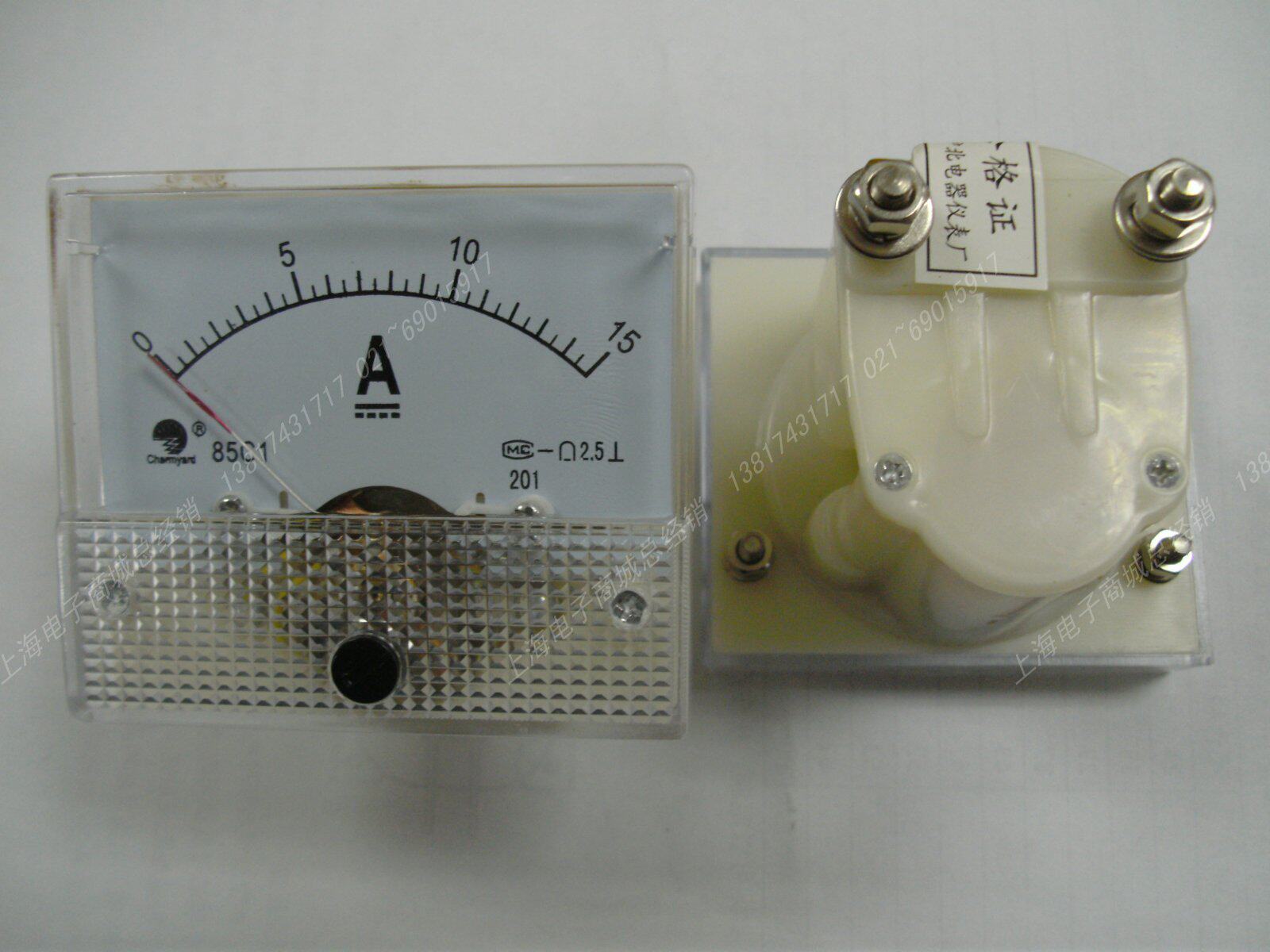 85c1 15a 直流dc指针式电流表(不要配分流器用的)