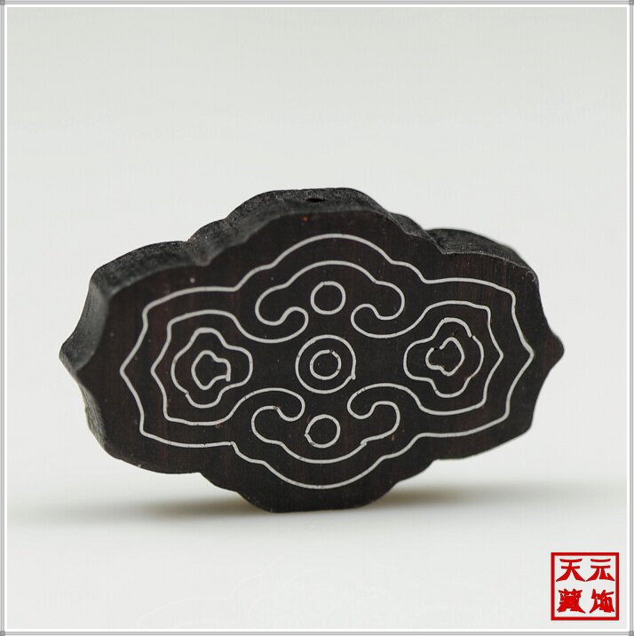 diy镶嵌仿古佛珠配饰背云