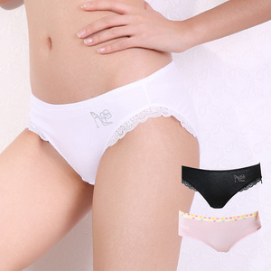 4.64元包邮  Efene 依纷内衣 全棉蕾丝裤