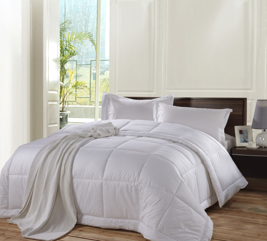 康尔馨五星级酒店水洗棉被芯单人双人全棉春秋被超细纤维被子新品