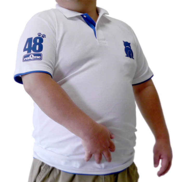 小狗bear救生锤撞色镶边拼色翻领polo衫宽松大码短袖T恤