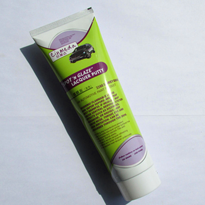 包邮欣美达填眼灰红灰牙膏袋装小灰沙眼补土灰色腻子汽车油漆辅料