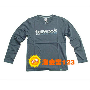 texwood 萍果男长袖T恤9615161A GY7 售完